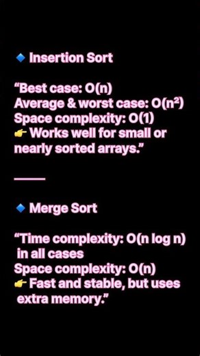 All Comparison-Based Sorting Algorithms Explained Fast | #shorts #sorts #coding #education #tricks