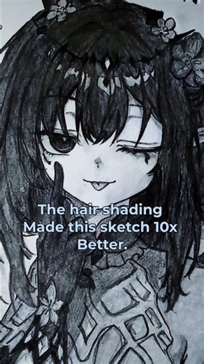 the hair shading made this sketch 10x better