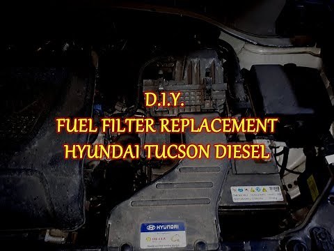 DIY Fuel Filter Hyundai Tucson