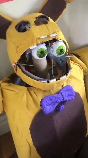 Real springlock suit | springlock training in real life (springlock failure) (FNaF) #shorts