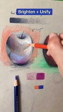 How to draw using color theory and complementary colors #howtodraw #colortheory #beginnerarttips