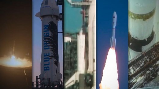 Hoch hinaus: Diese Raketen rocken das All