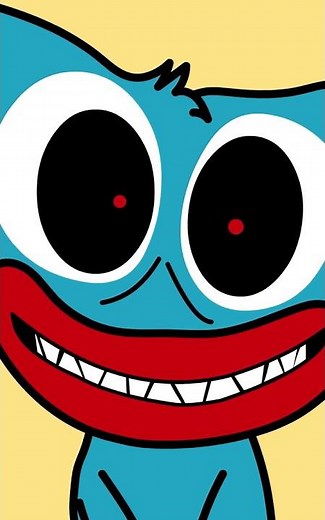 Huggy Wuggy Smile (poppy playtime animation)