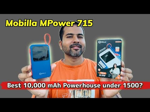 Mobilla MPower 715 | Smartest 10000mAh Power Bank Review