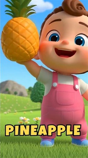 Fruits Song for Kids 🍎🍌🍇 | Learn Fruits | Nursery Rhymes & Kids Songs #shorts #babysongs #cartoon