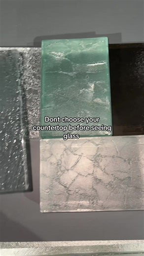 So many possibilities with glass #glass#countertops#interiordesign#luxuryhomes#fyp