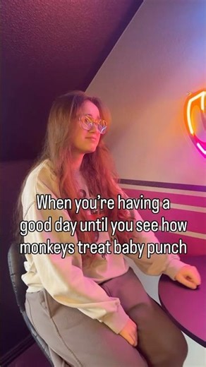 When Your Having a Good day Until You See Baby Punch 🙉 #shorts #tiktok #viral