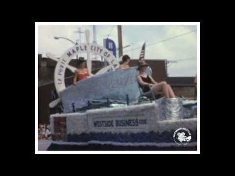4th of July Parade – La Porte, Indiana (1962) – Space Age Floats, Girl Scouts, Classic Cars
