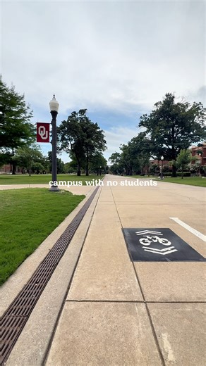 Summer’s great and all, but campus just isn’t the same without 𝔂𝓸𝓾. Can’t wait to have you back, #OUFamily! ☝️ | The University of Oklahoma
