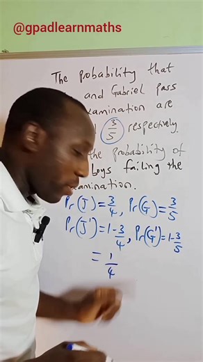 31 reactions · 3 comments | Learn how to solve basic probability problem with this video. Please share this video @followers #probability #solvingprobability #solvingproblems | Gpad Learn Maths | Facebook