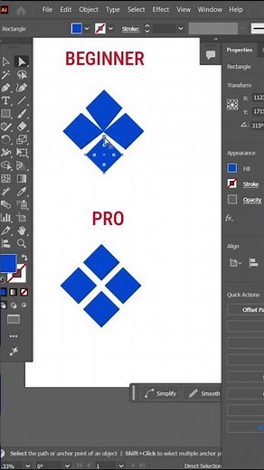Stop using Anchor Points the wrong way #illustrator #tips