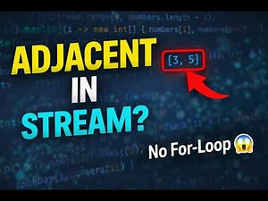 Solve Adjacent Array Problems Using Java Stream (Step-by-Step) 🔥 (Interview Ready)
