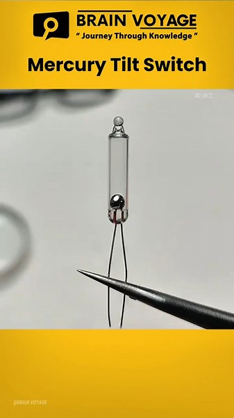 Mercury Tilt Switch Explained | How a Drop of Mercury Controls Circuits! #electrical #shorts