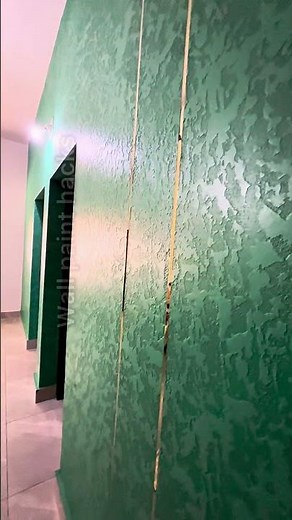 Wall texture design in living room wall 🤩 #texture