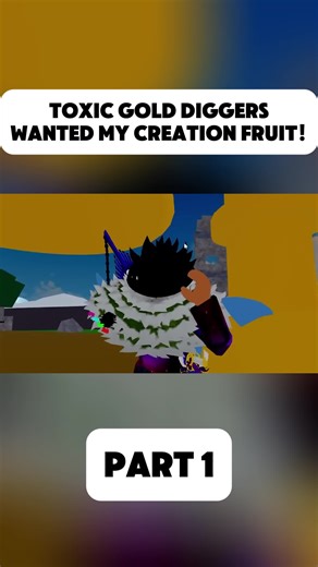 Toxic Gold Diggers in Roblox Blox Fruits!