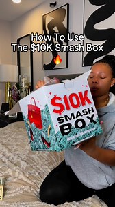 4.3K views · 44K reactions | How To Use the $10k Smashbox: the box is labeled $2-$200 in increments of two. Each paycheck you can cross off one or multiple numbers and save that amount inside of the box. Sorry, but the box does not open so you’ll have to smash it to get your savings out. PLEASE BEWARE ⚠️ this box Gives you extreme motivation to save! Seeing it fill up is very addicting. You’ve been warned! | I Am Her Stationary | Facebook