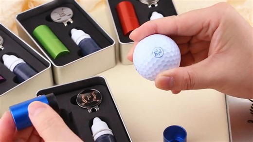⛳✨ Customized golf ball stamp set with ink, personalized golf ball markers, golf accessories, a perfect birthday/Father's Day gift for golf enthusiasts/players/teams!  | Insgifts | Facebook