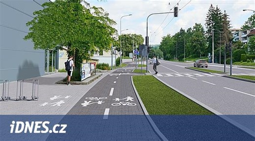 Zlín propojí centrum města a Jižní Svahy novou cyklostezkou. Začne s ní v létě - iDNES.cz