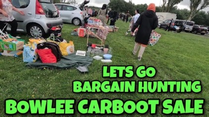 Spending Money I Shouldn’t at the Bowlee Car Boot Sale