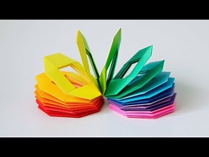 🌈 Origami Modular 🌈 Slinky Rainbow (Jo Nakashima)