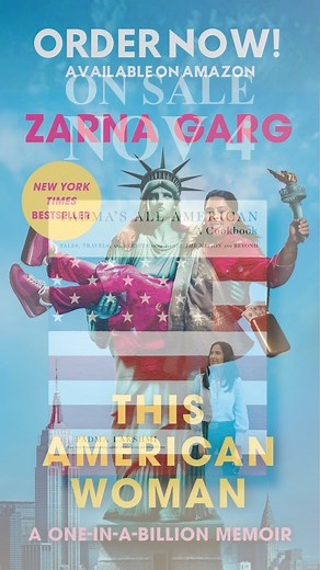 615K views · 14K reactions | It’s her fault. Padma’s All American Cookbook, the result of seven years of traveling and tasting, is on sale starting November 4th! Learn more and pre-order TODAY, here: https://www.amazon.com/Padmas-All-American-Travels-Cookbook/dp/0593535324 Padma Lakshmi | Zarna Garg | Facebook