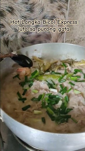 Organic langka luto sa purong gata may sahog na boneless dilis, sili at lemon grass