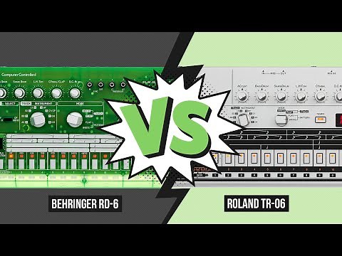 You cant match and compare Behringer RD-6 & Roland TR-06 Demo (no talking) - Snare und Bassdrum only