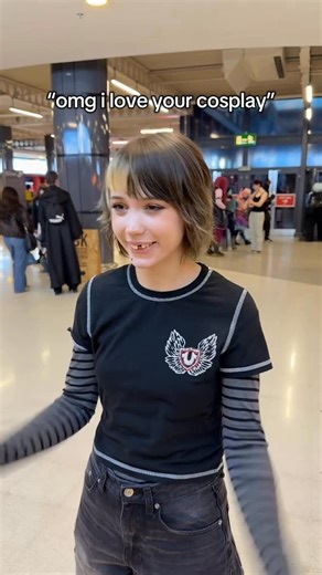 teddie on Instagram: "who do you think i’m cosplaying?🤔 creds to @lyracr0w0 :3 #egirl #funny #cosplay"