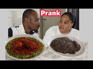 Eating all the food to see my wife's reaction 😅