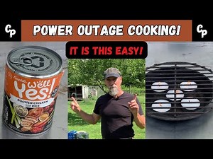 Power Outage! Tea Light Candles! Cook With Them!