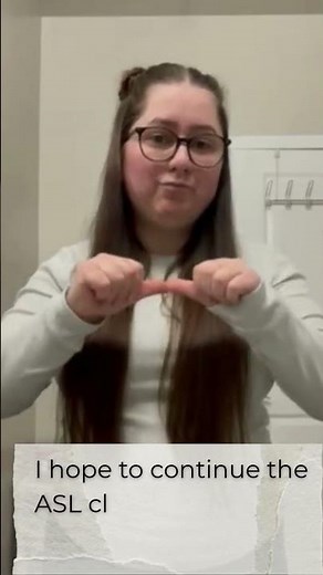 DHCC ASL Students Message Gianna #asl #deaf #education