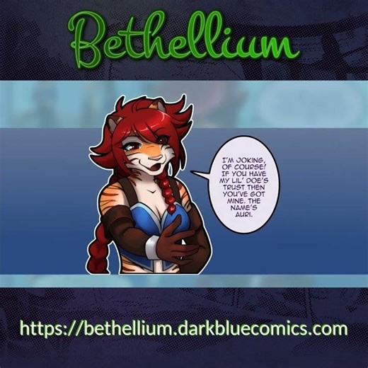 Auri's Introduction #Bethellium #ABlueDeer #DarkBlueComics