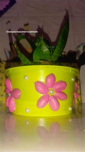 Planter From Waste Box#shorts#diy#crafts#planter#plants