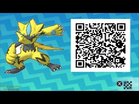 ZERAORA QR CODE EVENT GAMEPLAY! HOW TO GET ZERAORA POKEMON ULTRA SUN AND ULTRA MOON (PARDOY)
