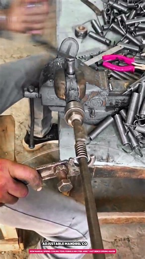 How Manual Spring Coiling Tool Forms 8 mm Steel Wire? Fast Bench Spring Maker