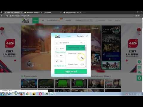 How to register on PandaTV without real phone number - from anywhere