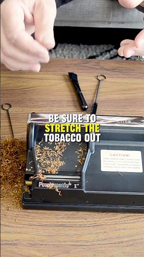 How to Not Jam Your Machine When Rolling Your Own Cigarette