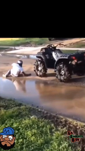 Jjunebug trying to ride 4 wheelers #funnyreels #funny | lil_shirleys_boy