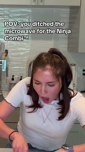 Winner winner, Ninja Combi™ chicken dinner. 🤯 Adulting isn’t too hard when you can cook complete meals to perfection from just one appliance. Link in bio to shop. #NinjaCombi #Adulting #CookingHacks #MealPrep #HowToCook #ChickenRecipe