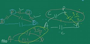 What is the equivalent capacitance of the system of parallel ca... | Filo