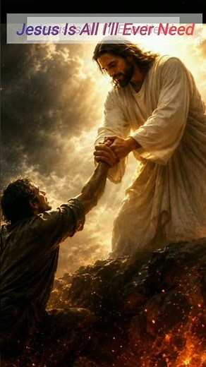 “Through the darkness and fire, His love lifts me higher. ❤️‍🔥✝️ Jesus, You are all I’ll ever need.”