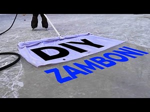 DIY Zamboni for Backyard Rink | Perfect Pond Hockey Ice at Home