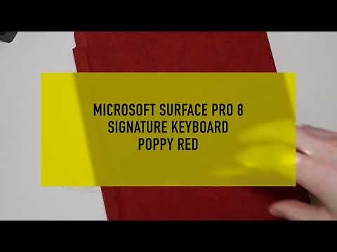 Surface Pro 8 Signature Keyboard Review (Poppy Red)
