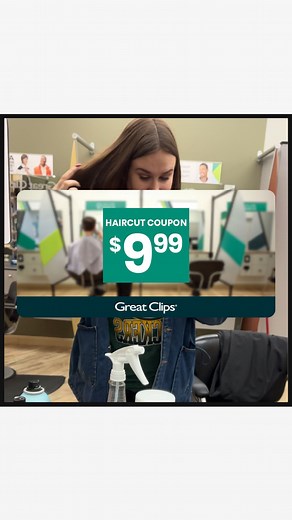 Kathleen Cassidy | Deals in Canada on Instagram: "$9.99 Hair Cut Coupon 🤯 Right now at Great Clips they have a crazy coupon promotion. Full terms and conditions on website. Link in my bio to sign up for it via email. Adult hair cuts were advertised at $28 so almost a $20 savings! Don’t forget to tip your hair dresser 🫶 Happy Saving! . . . #livingonaloonie #canadiancouponer #dealsincanada #savingmoney #greatclips #canada #canadiandeals"