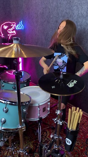 Metallica Drum Cover by Female Drummer | Kriss Metallica