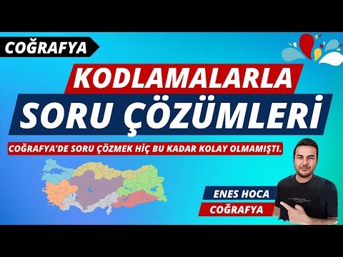 KODLAMALARLA - Coğrafya Soru Çözümleri - 1 I Enes Hoca I #kpss #kpss2024
