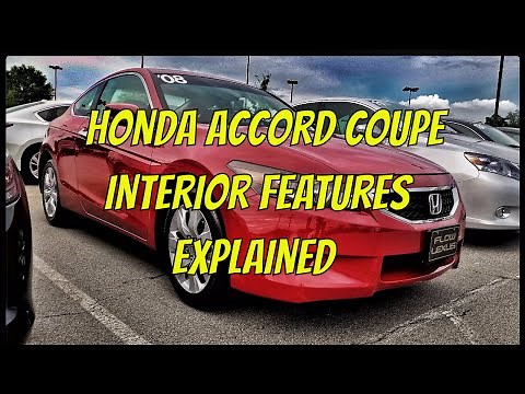 2008 Honda Accord Interior Features Reviewed & Explained