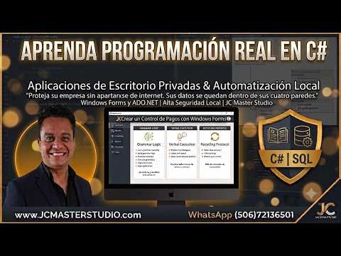 Aprenda Programación Real en C#: Crear un Control de Pagos con Windows Forms. Video #2