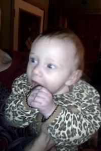 Here it is... Carlianna finally caught laughing on camera the other night to Alexianna singing! | Lisa Marie Castillo
