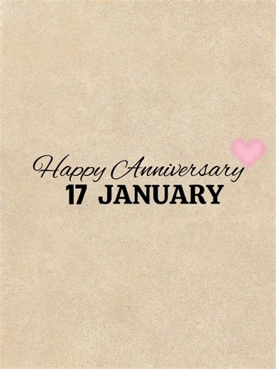17 January Anniversary Template for CapCut
